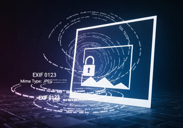 Visualizing hidden EXIF data within a photograph.