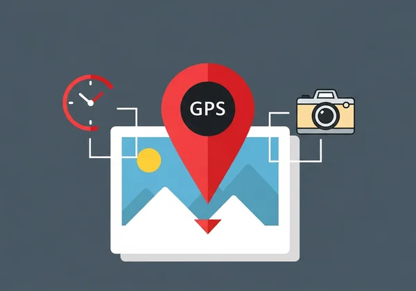 GPS location data risk in photo EXIF