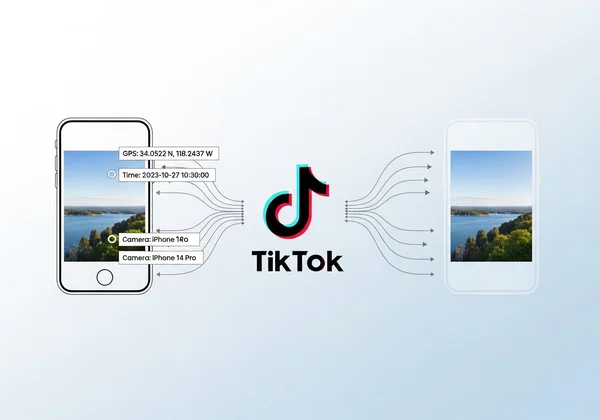 TikTok stripping EXIF data from photos